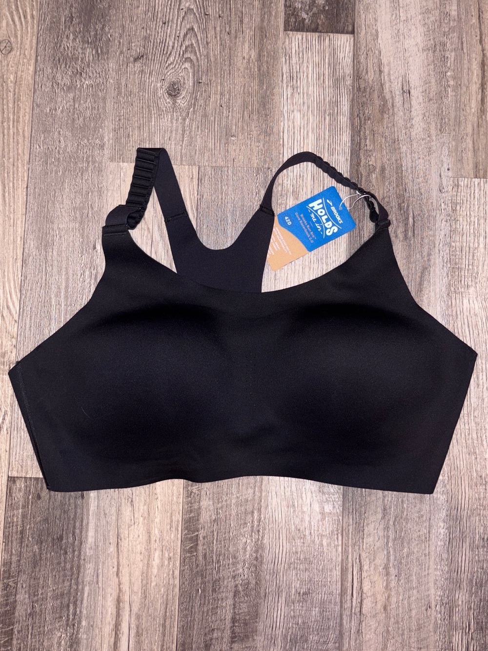Brooks Dare Racerback 2.0 NWT Black 42D Sports Bra